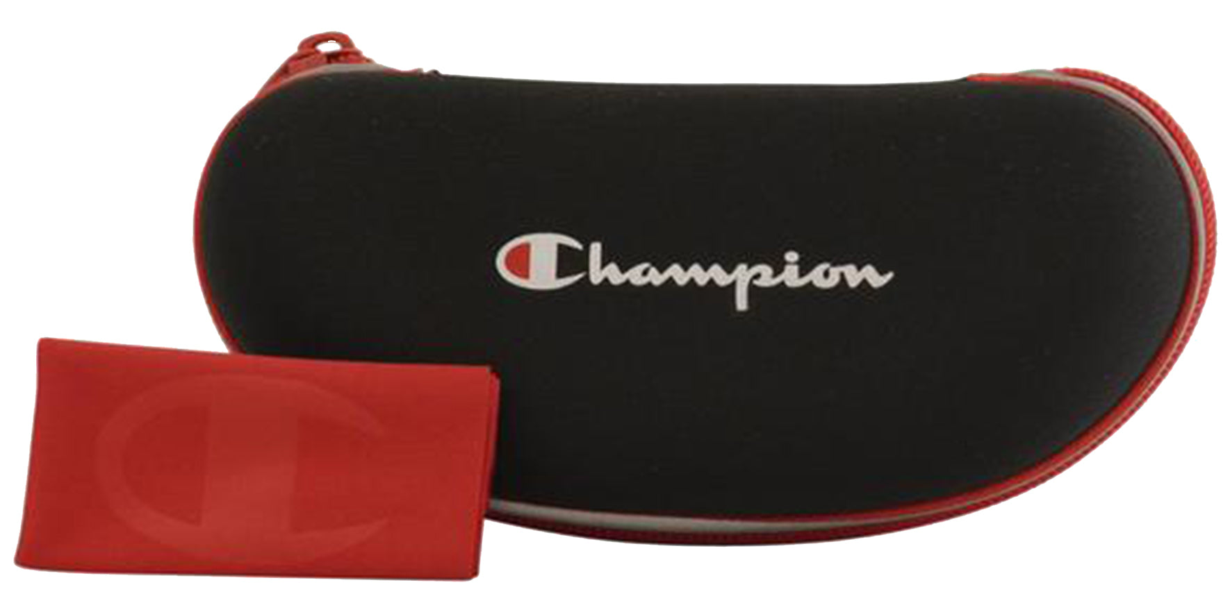 Champion Polarized Black/Scarlet Sport Wrap - Eyedictive