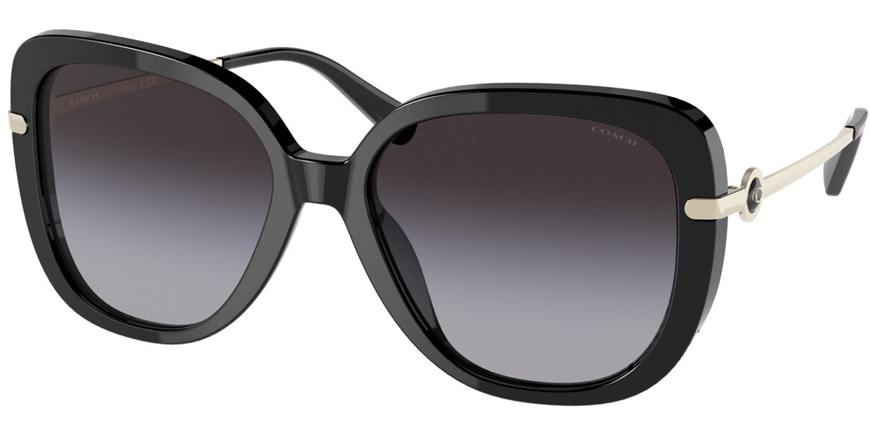 Coach Black Butterfly w/ Gradient Lens - Eyedictive