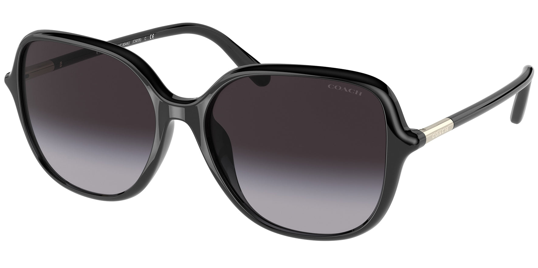 Coach Black Round Mod w/ Gradient Lens - Eyedictive