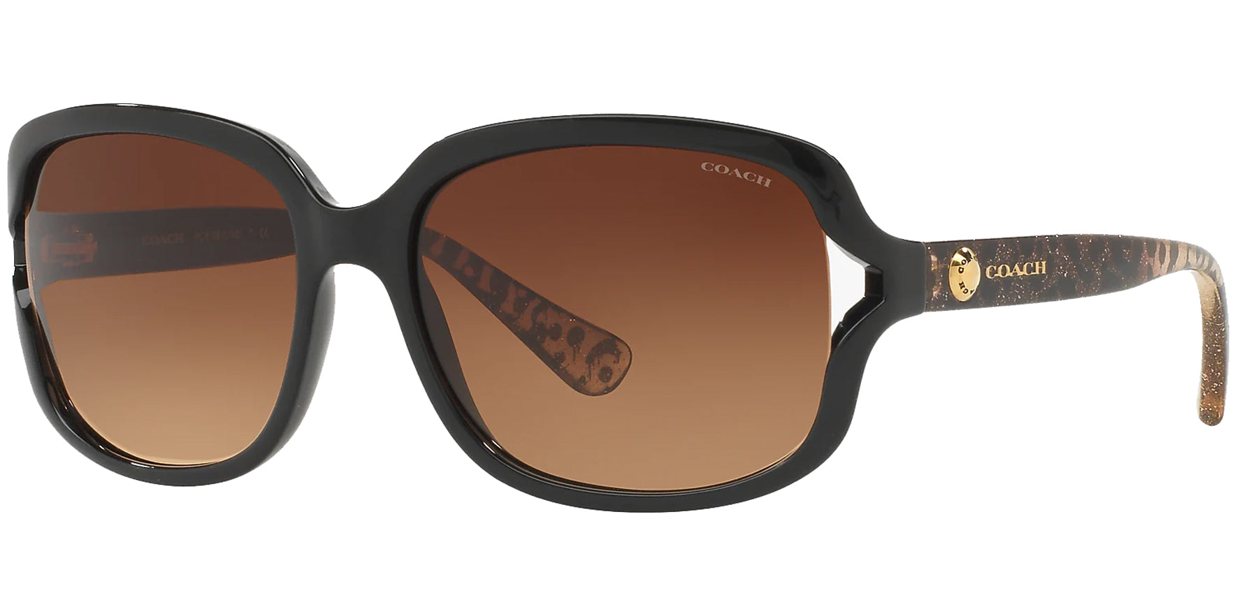 Coach Black/Wild Beast Cutaway Square w/ Gradient Lens - Eyedictive