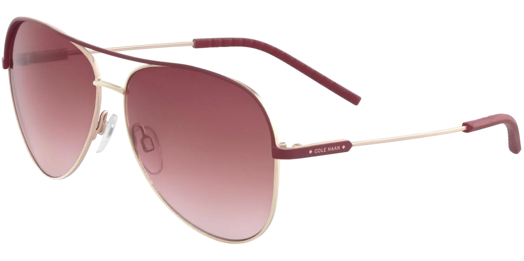 Cole Haan Bordeaux Aviator w/ Gradient Lens