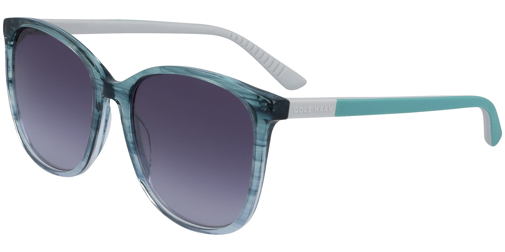 Cole Haan Teal Horn Cat Eye w/ Rubberized Flex Temples