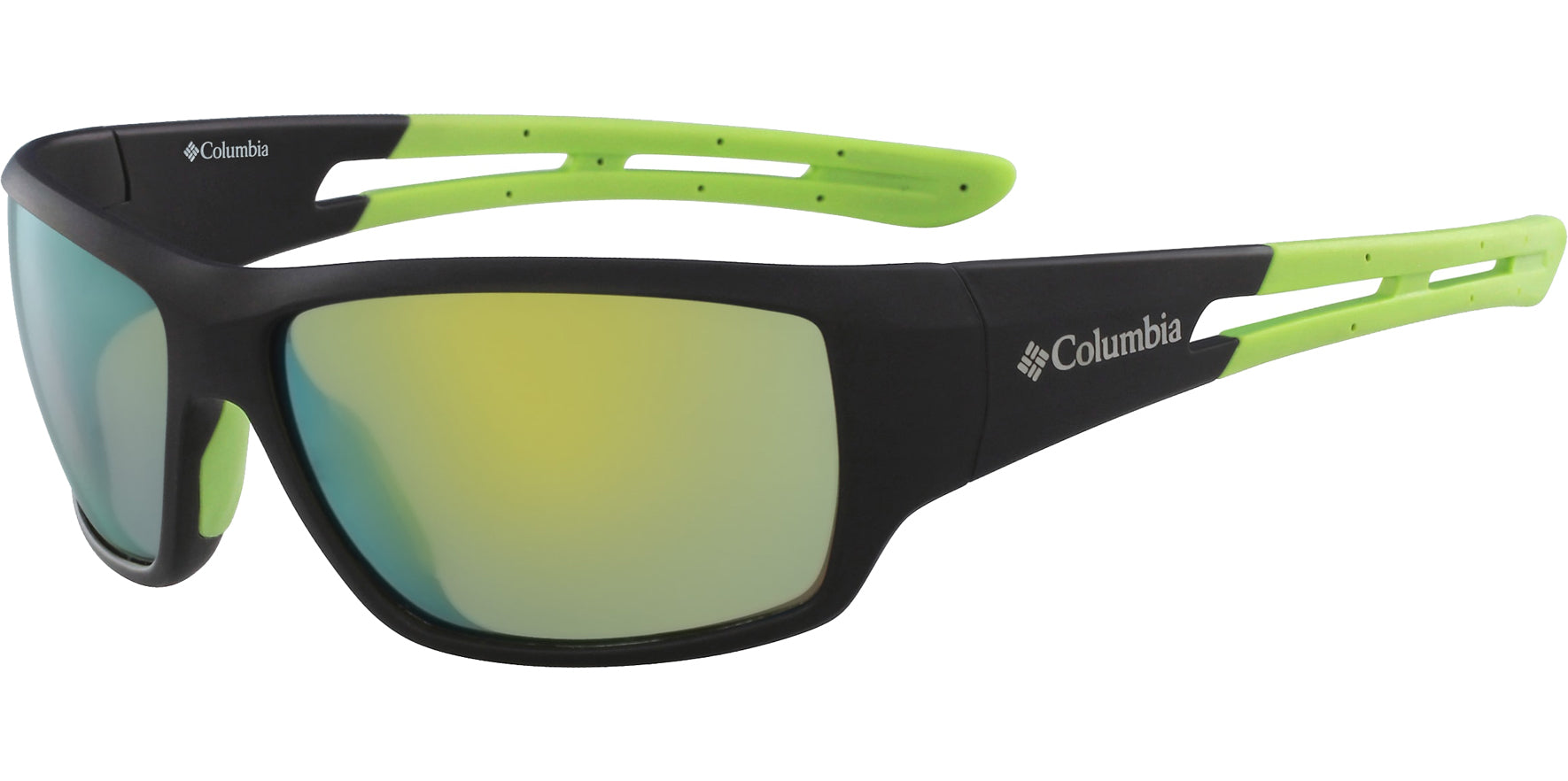 Columbia Utilizer Polarized Matte Black Sport Wrap - Eyedictive