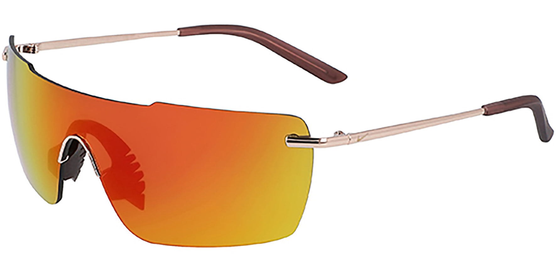 Nike Meridian Rimless Shield w/ Mirror Lens - Eyedictive