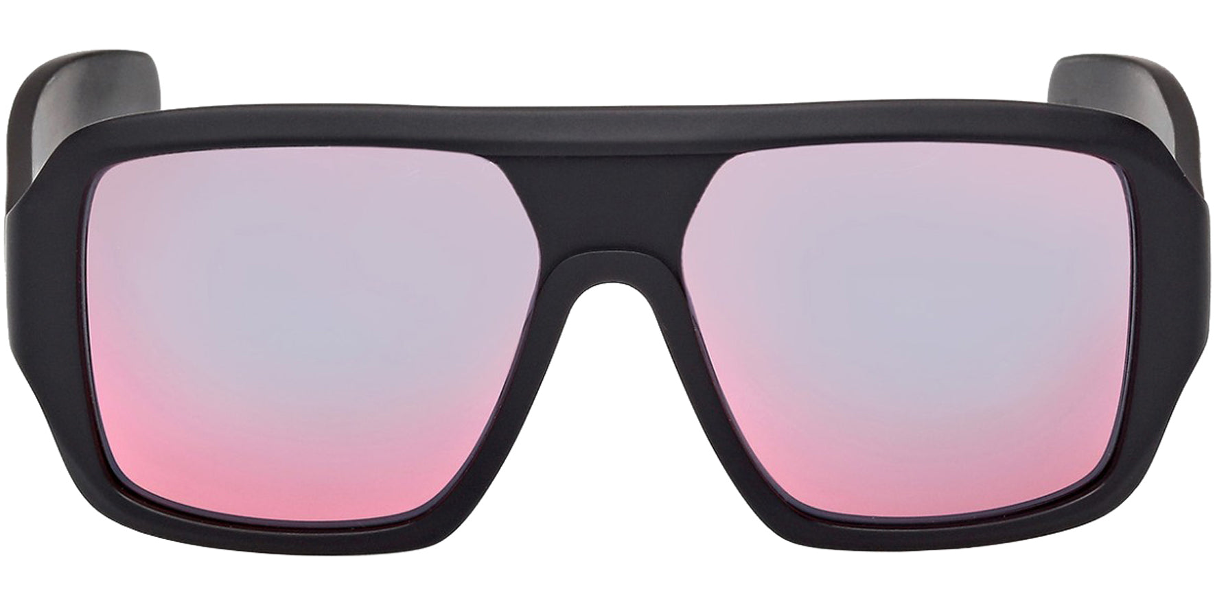 Adidas Matte Black Oversized Pilot w/ Mirror Lens