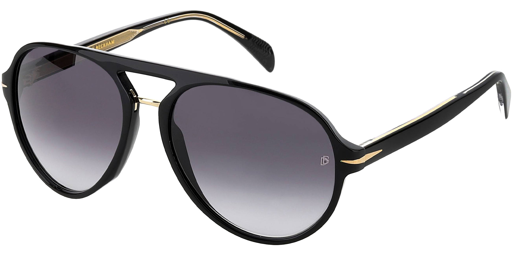 David Beckham Black Pilot w/ Gradient Lens - Eyedictive