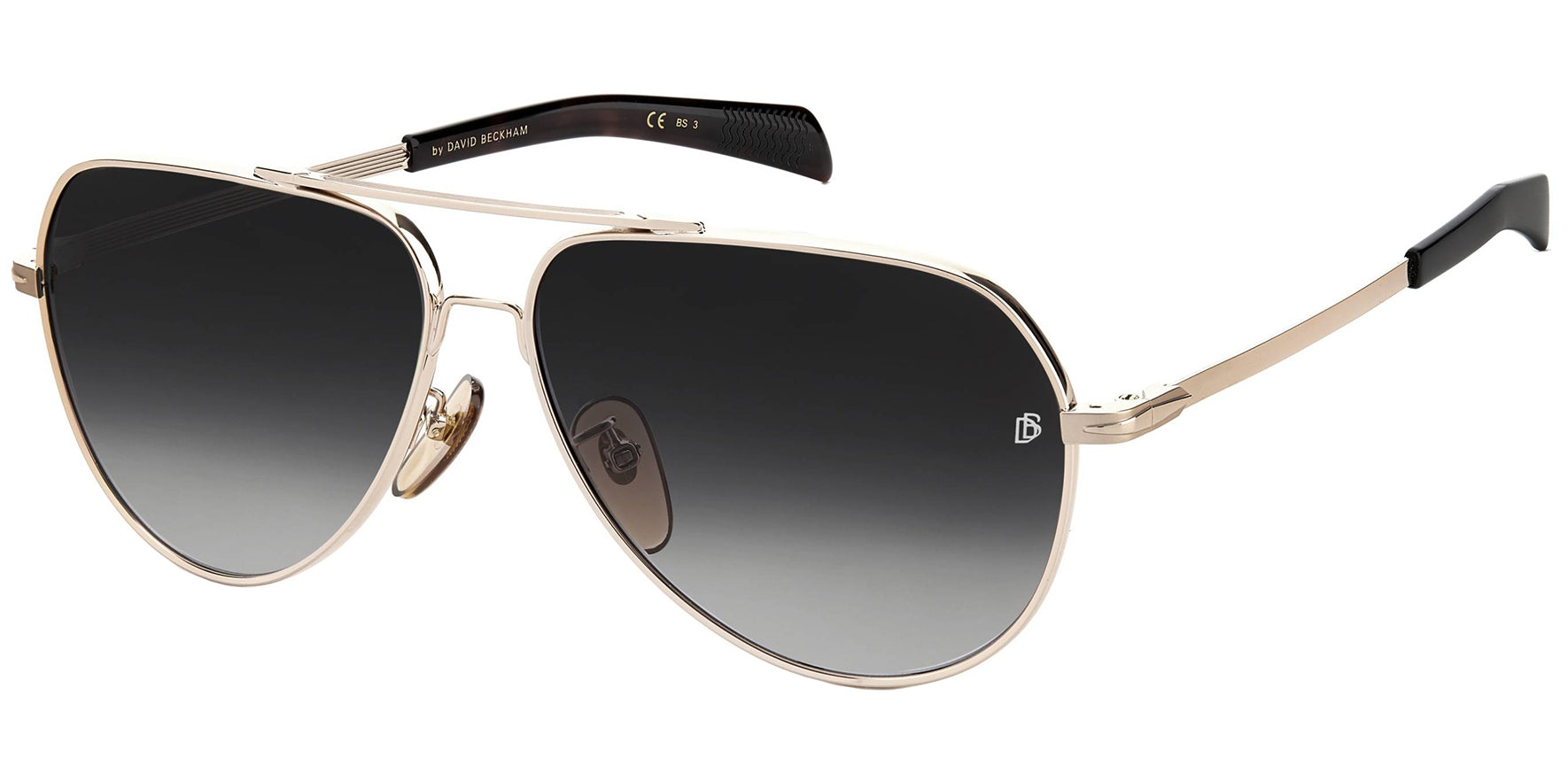 David Beckham Classic Aviator w/ Gradient Lens - Eyedictive