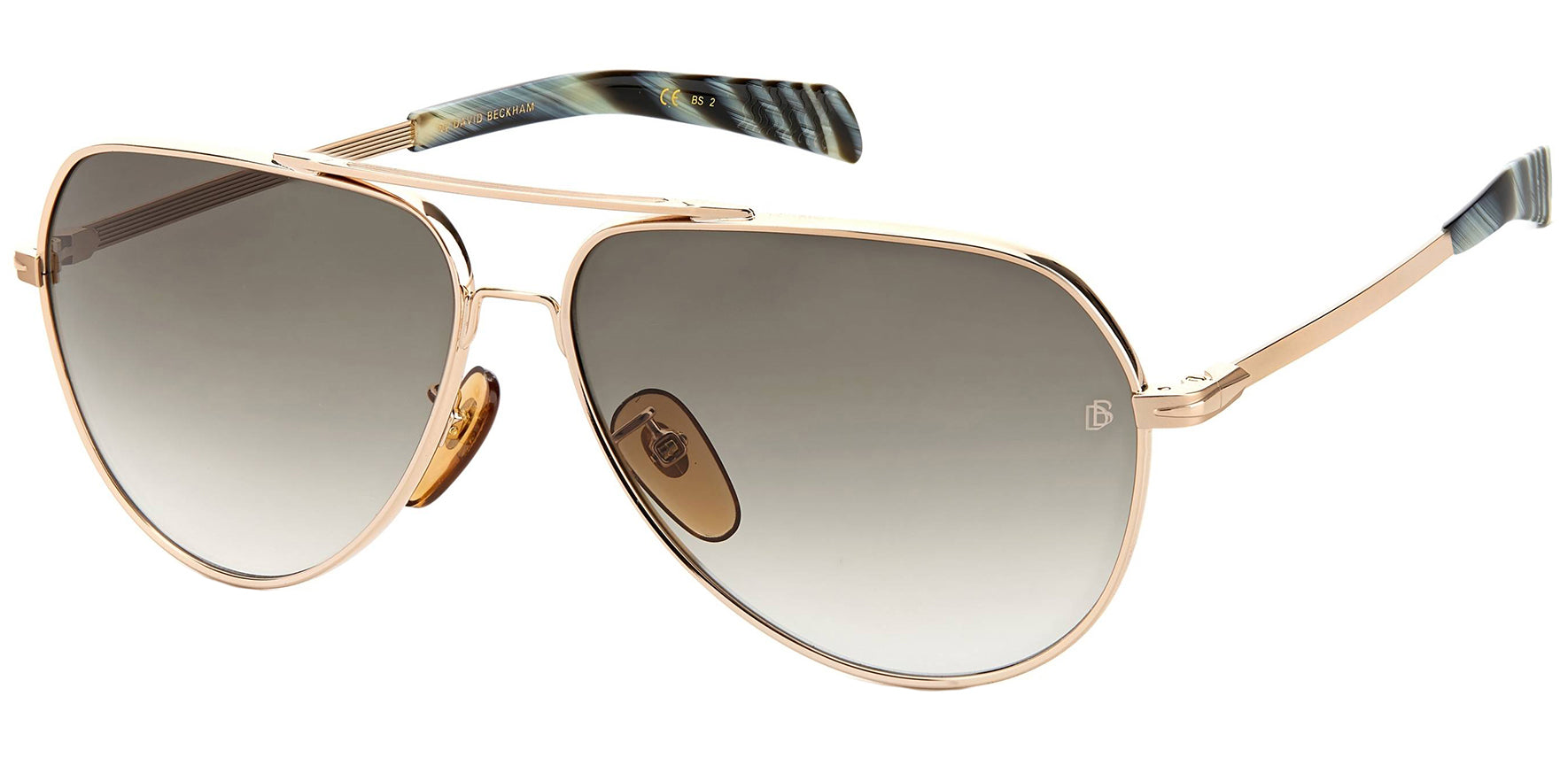 David Beckham Classic Aviator w/ Gradient Lens - Eyedictive