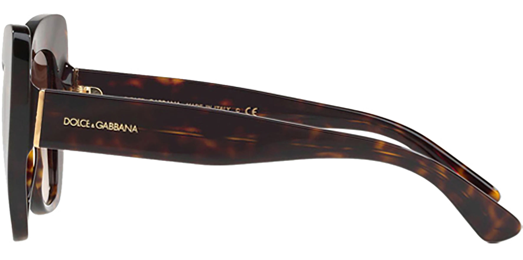 Dolce & Gabbana Havana Butterfly w/ Gradient Lens - Eyedictive