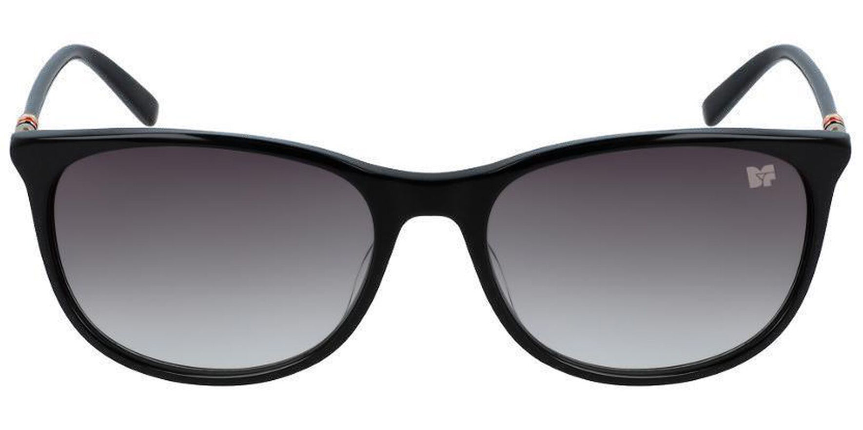 Diane Von Furstenberg Katherina Black Soft Square w/ Gradient Lens - Eyedictive