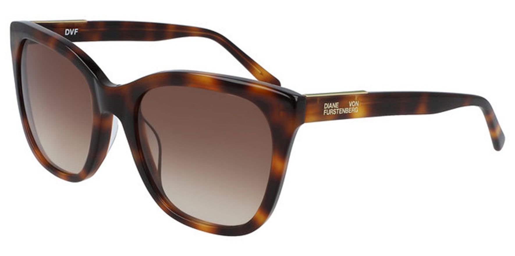 Diane Von Furstenberg Leigha Oversize Soft Square w/ Gradient Lens - Eyedictive