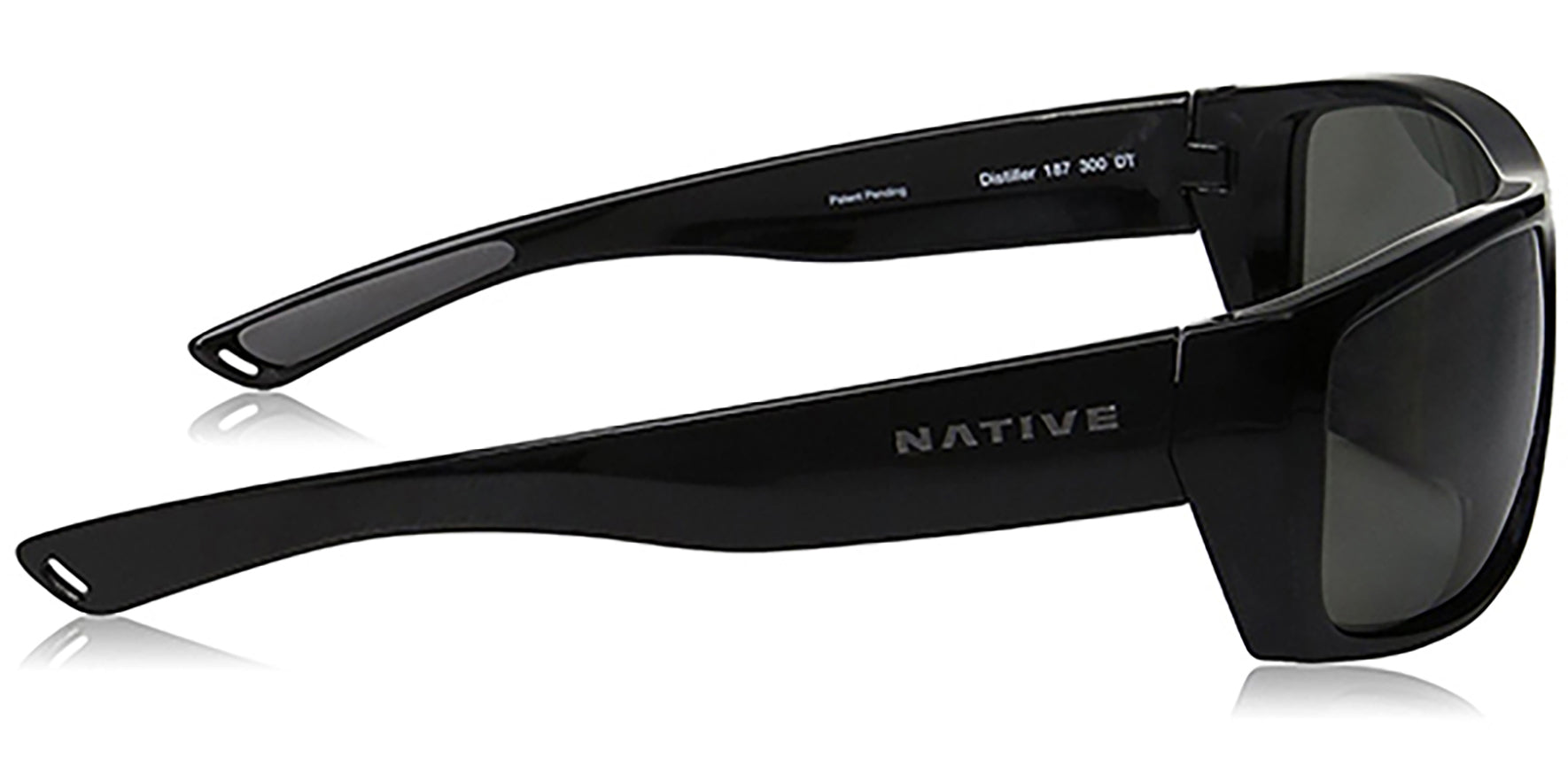 Native Eyewear Distiller Polarized Gloss Black - Eyedictive