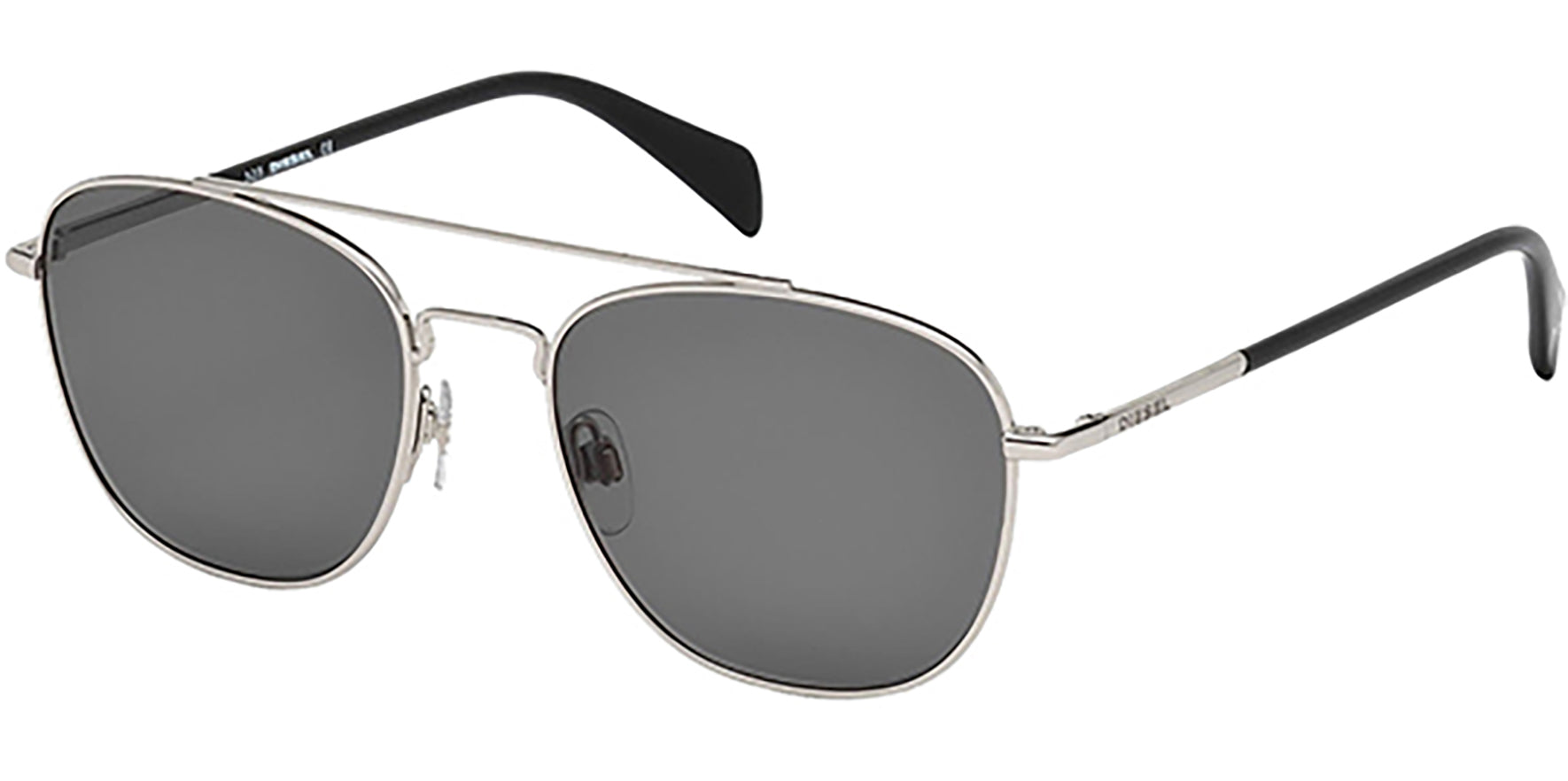 Diesel Shiny Palladium Modern Aviator - Eyedictive