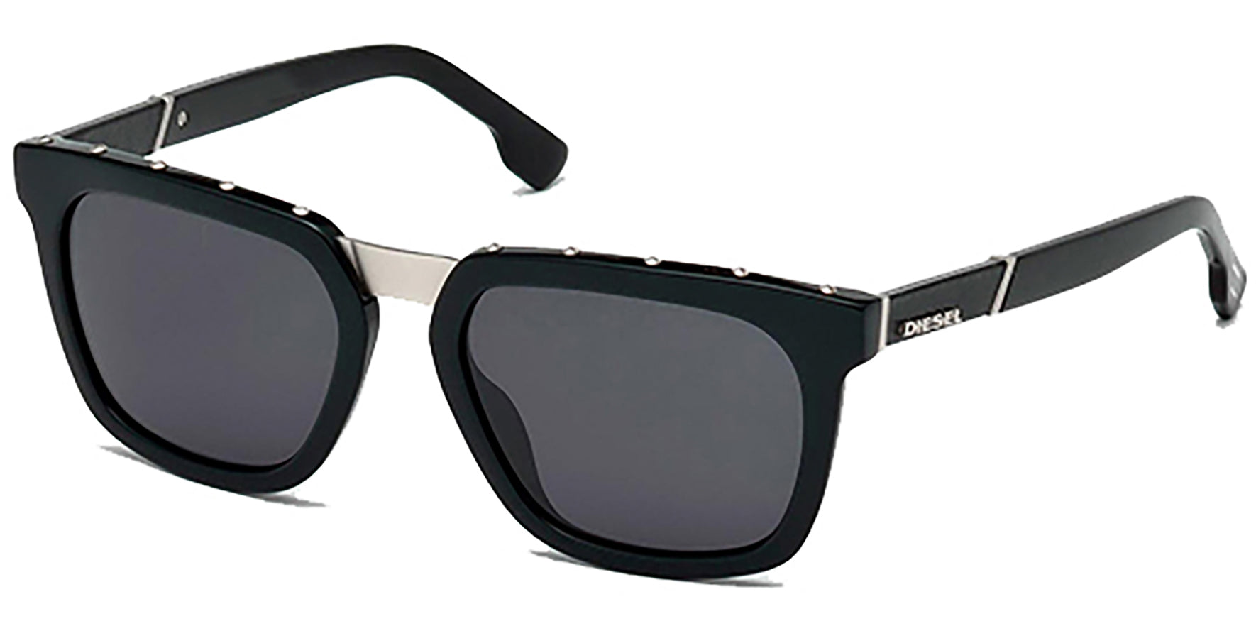 Diesel Black Square w/ Metal Riveting Detail - Eyedictive