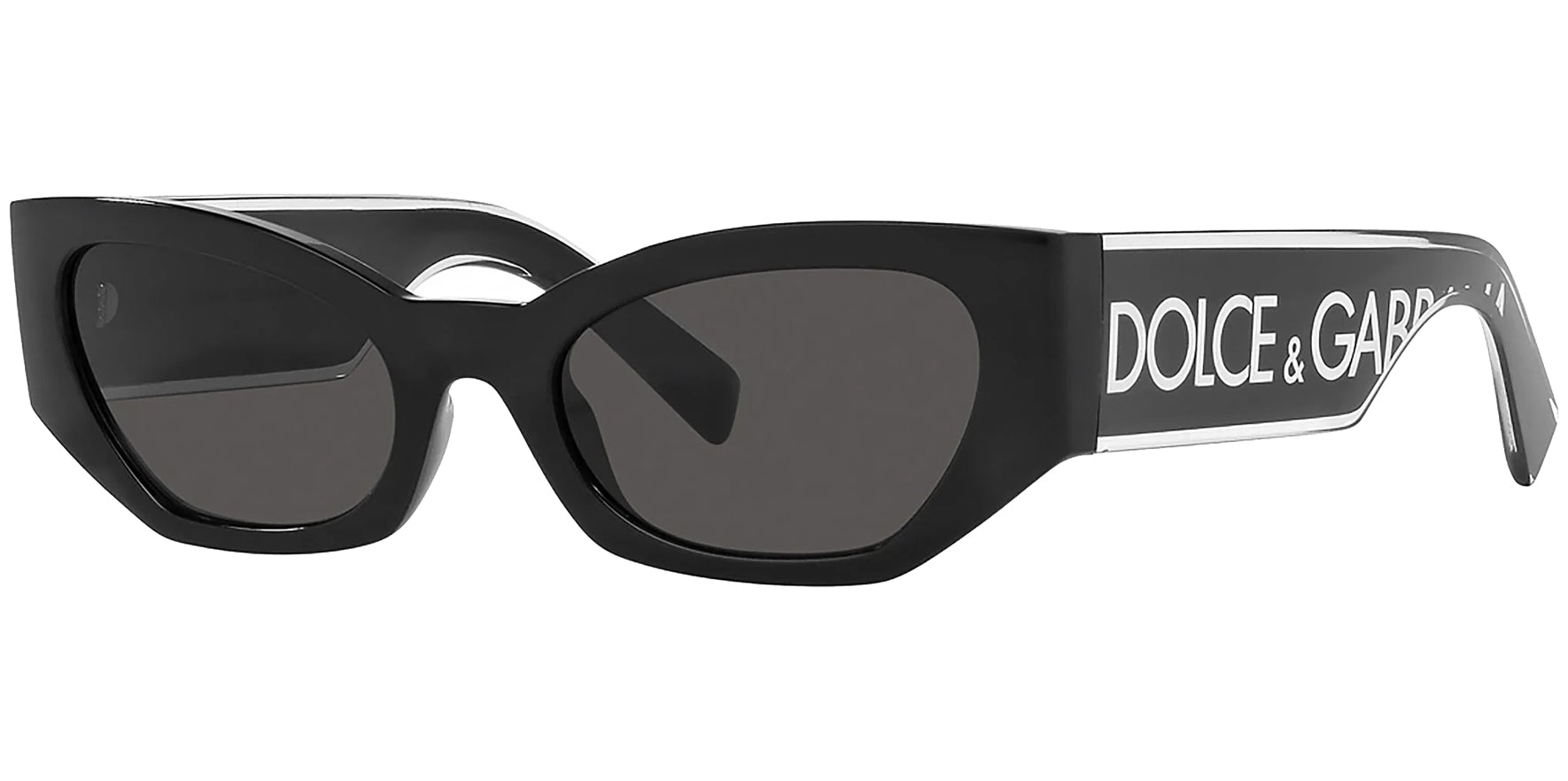 Dolce and Gabbana Black Oval Cat Eye - Eyedictive