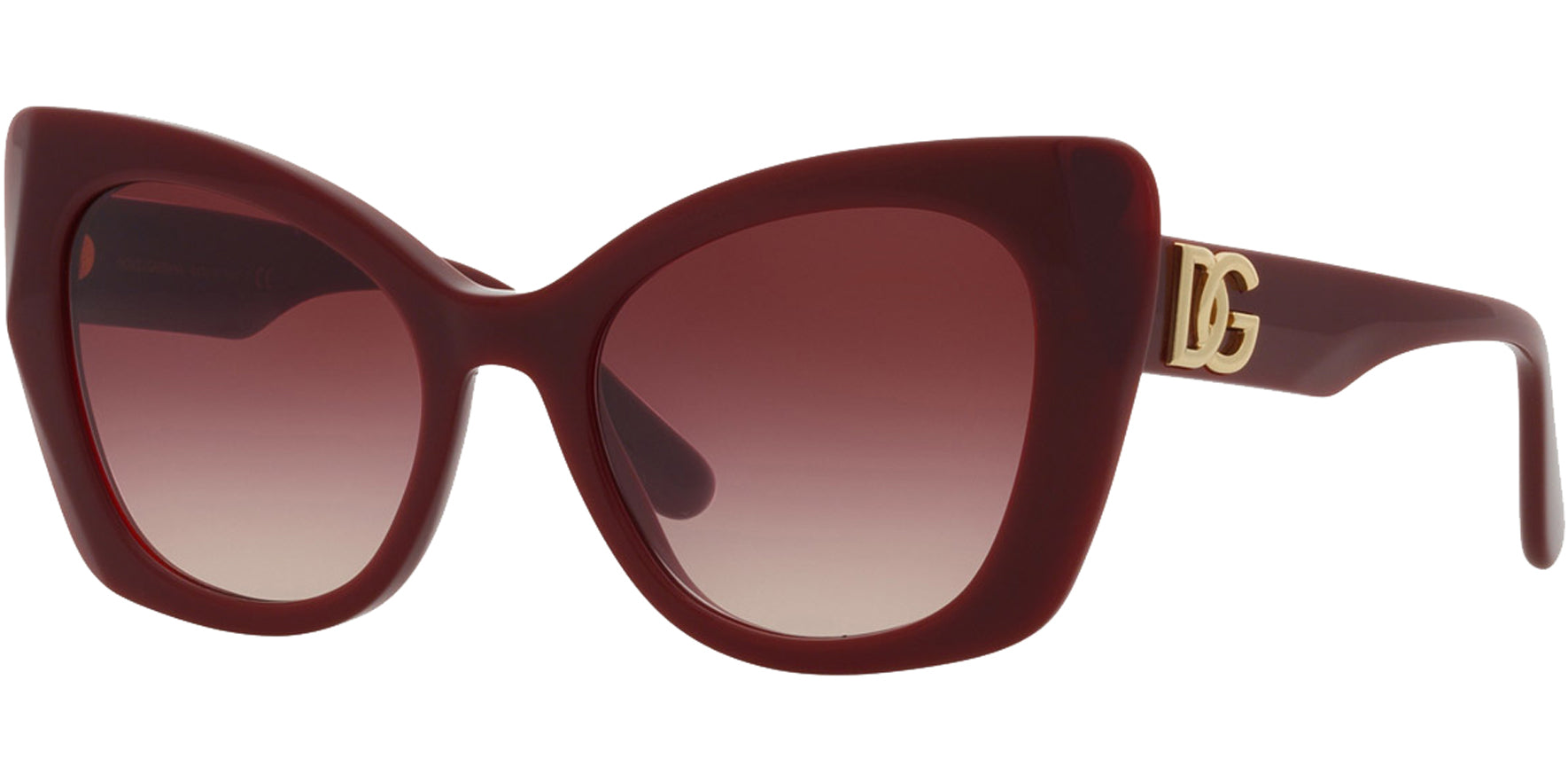 Dolce & Gabbana Alt Fit Butterfly Sunglasses w/ Gradient Lens - Eyedictive