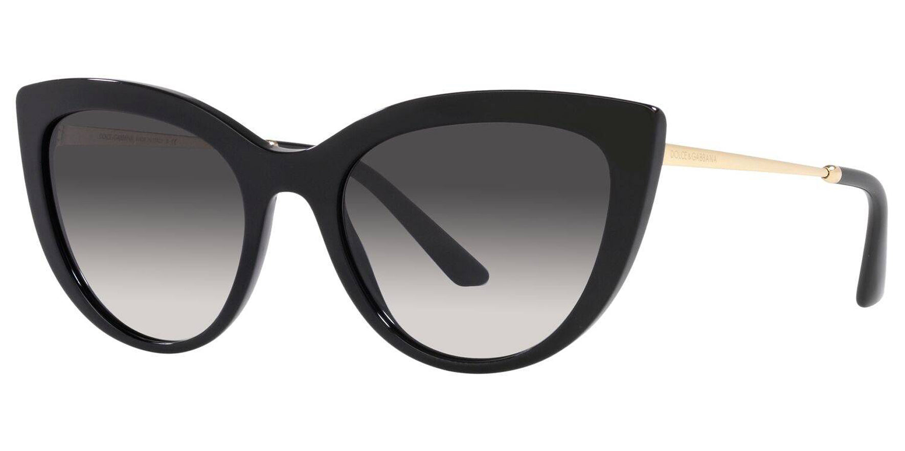 Dolce & Gabbana Black Cat Eye w/Gradient Lens - Eyedictive