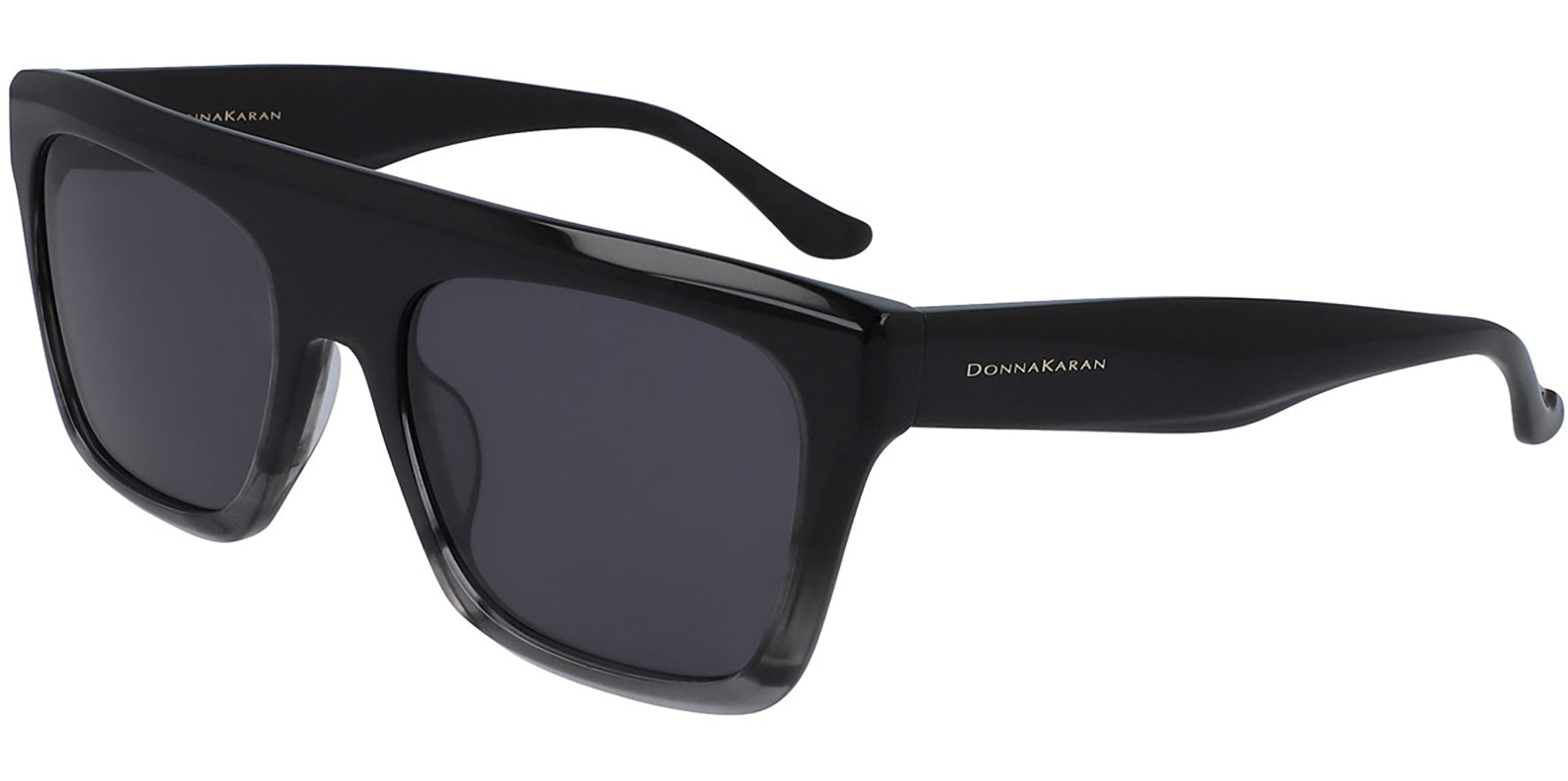 Donna Karan Black/Horn Gradient Flat Top Square - Eyedictive