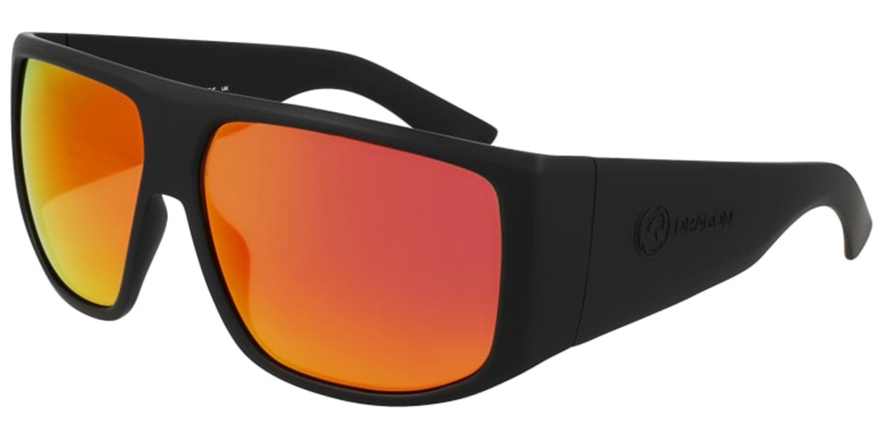 Dragon Alliance Fin Polarized Wide Temple Wrap w/ Luma Lens