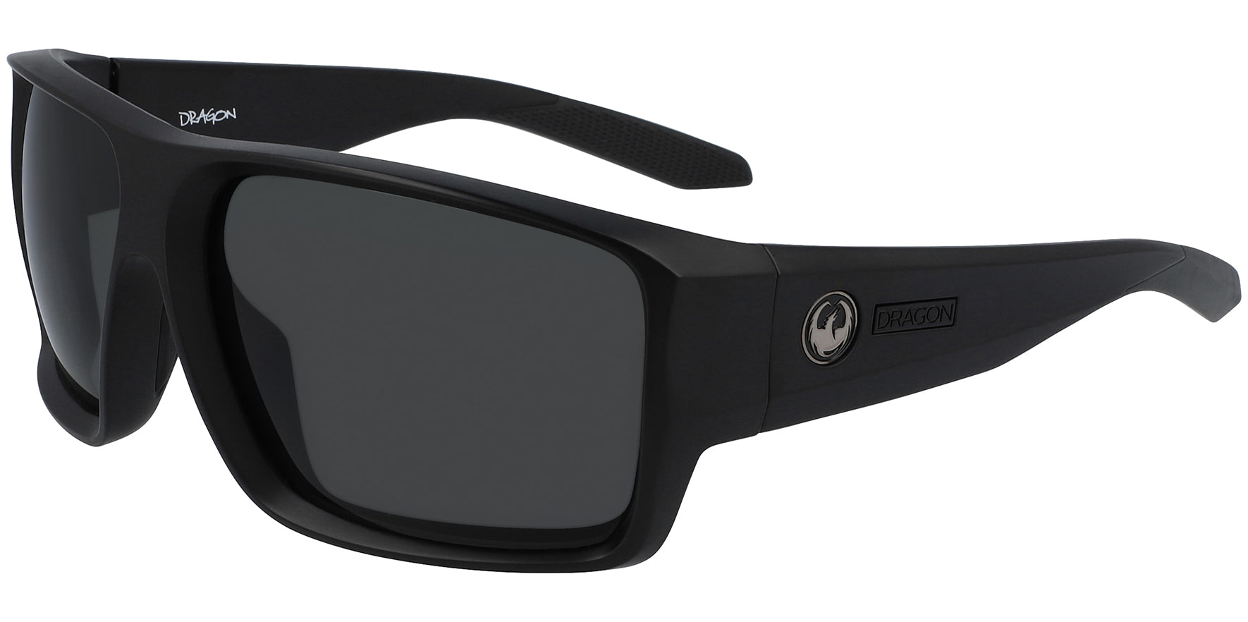 Dragon Alliance Freed LL Polarized Matte Black Sport Wrap - Eyedictive