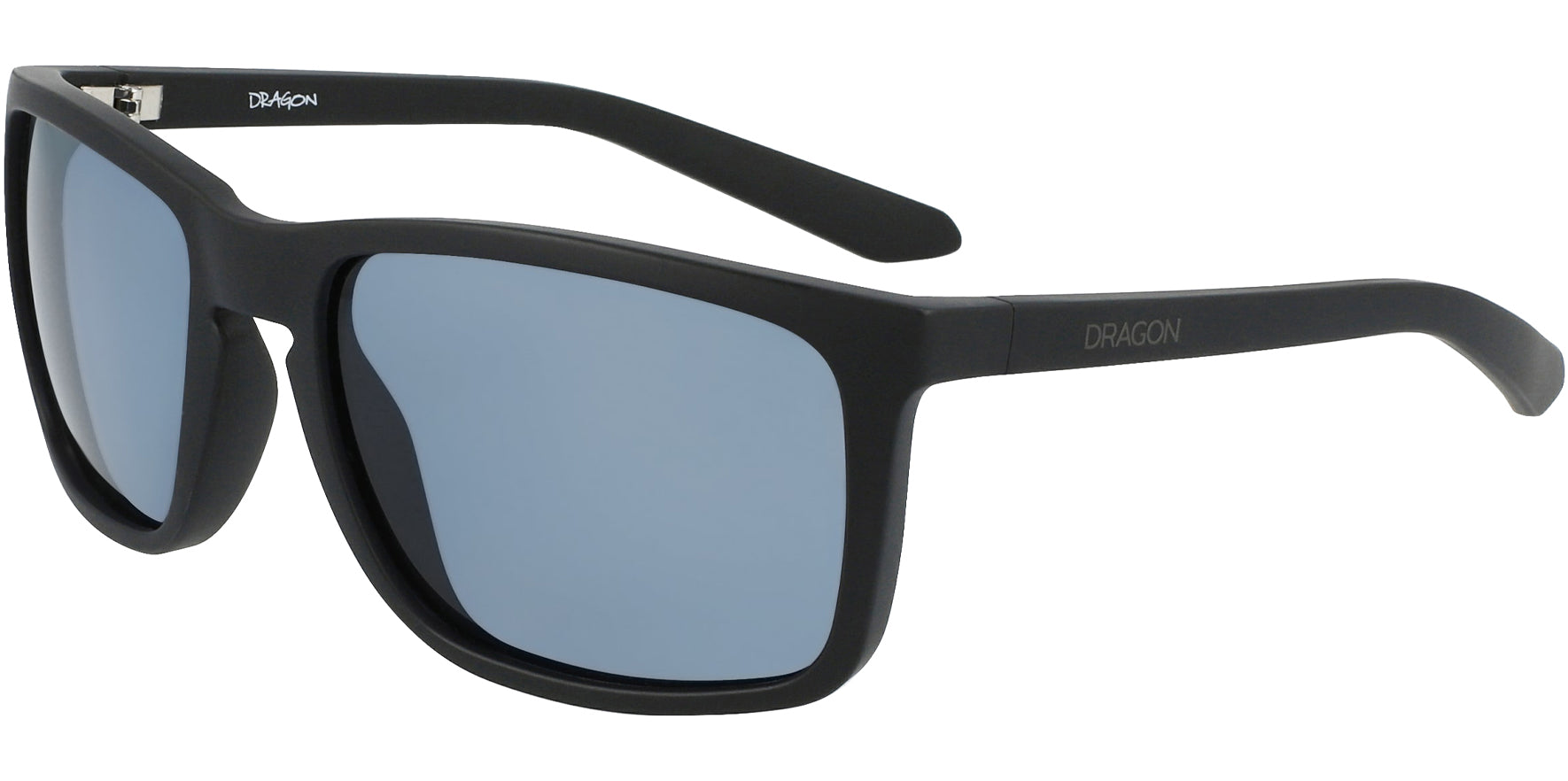 Dragon Alliance Melee Polarized Matte Black Square Sport - Eyedictive