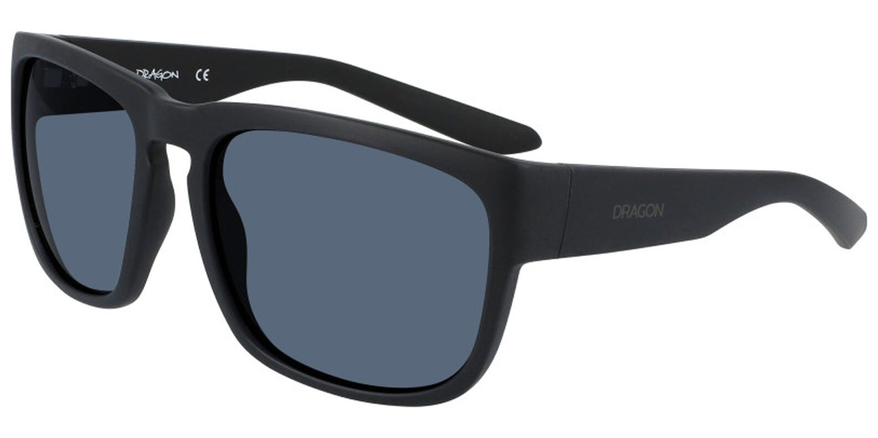 Dragon Alliance Rune XL Polarized Matte Black Soft Square - Eyedictive