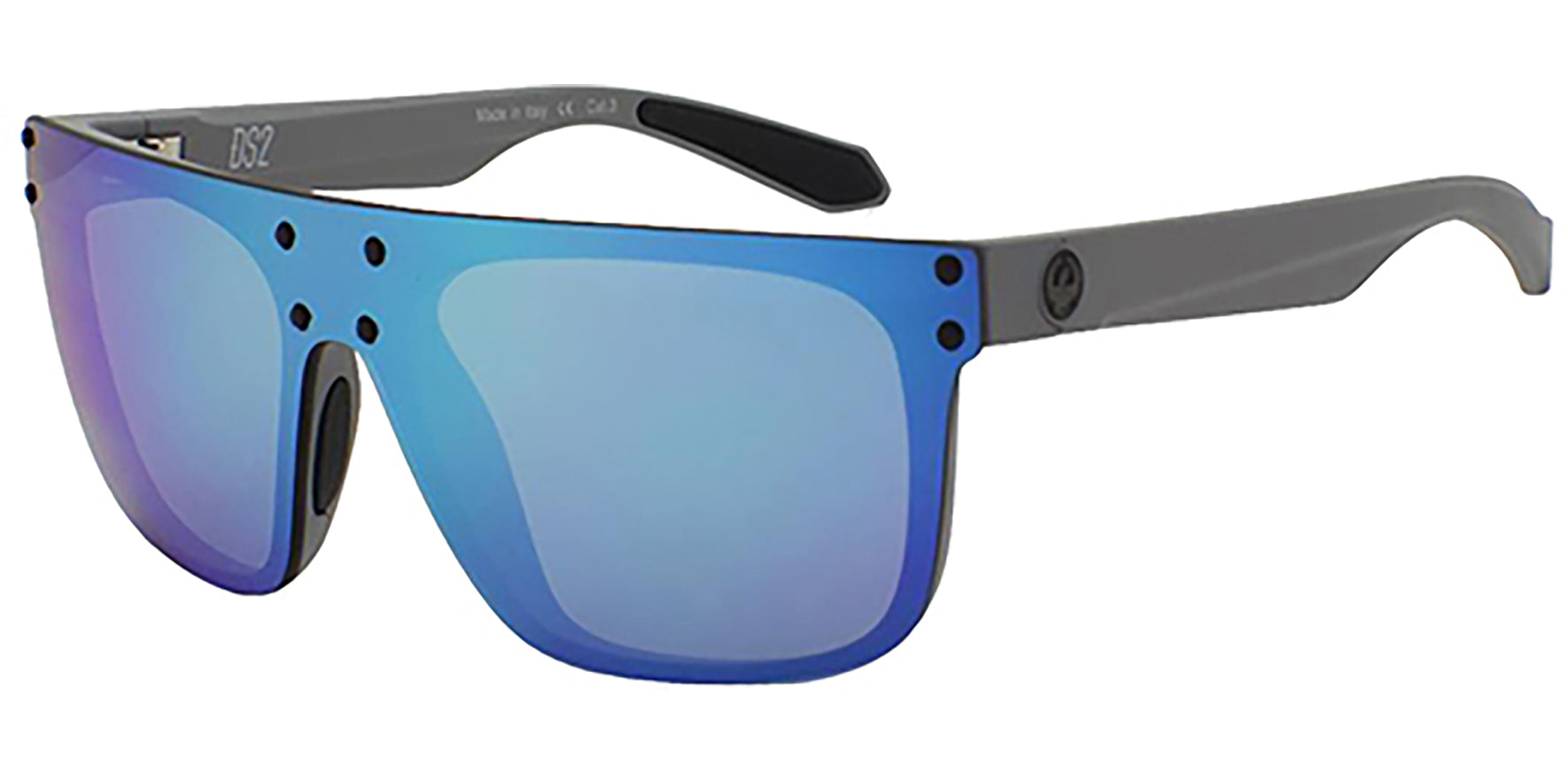 Dragon DS2 Shield Grey Matter w/ Blue Sky Ion - Eyedictive