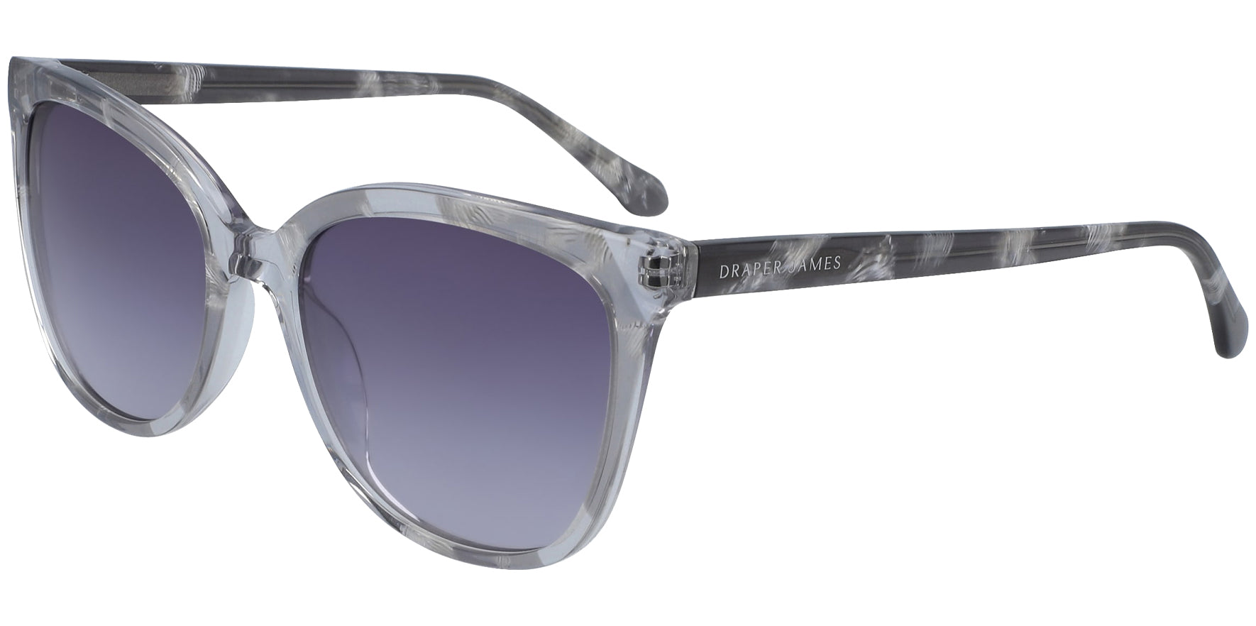 Draper James Grey Crystal Cat Eye w/ Gradient Lens