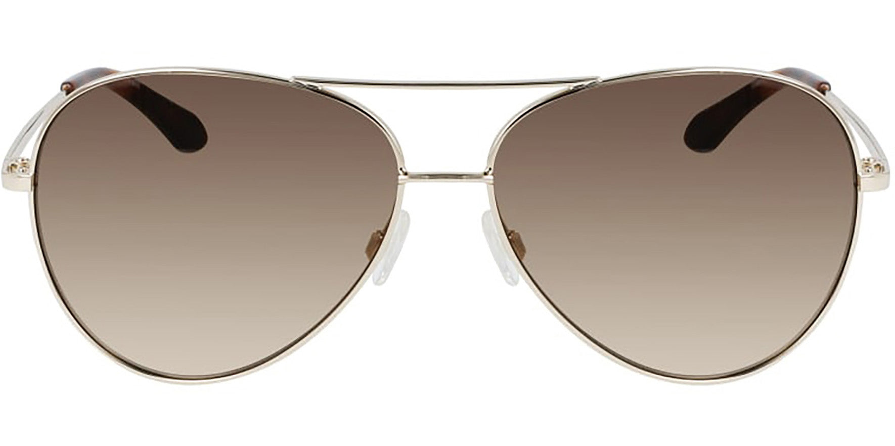 Draper James Shiny Gold-Tone Aviator w/ Gradient Lens - Eyedictive