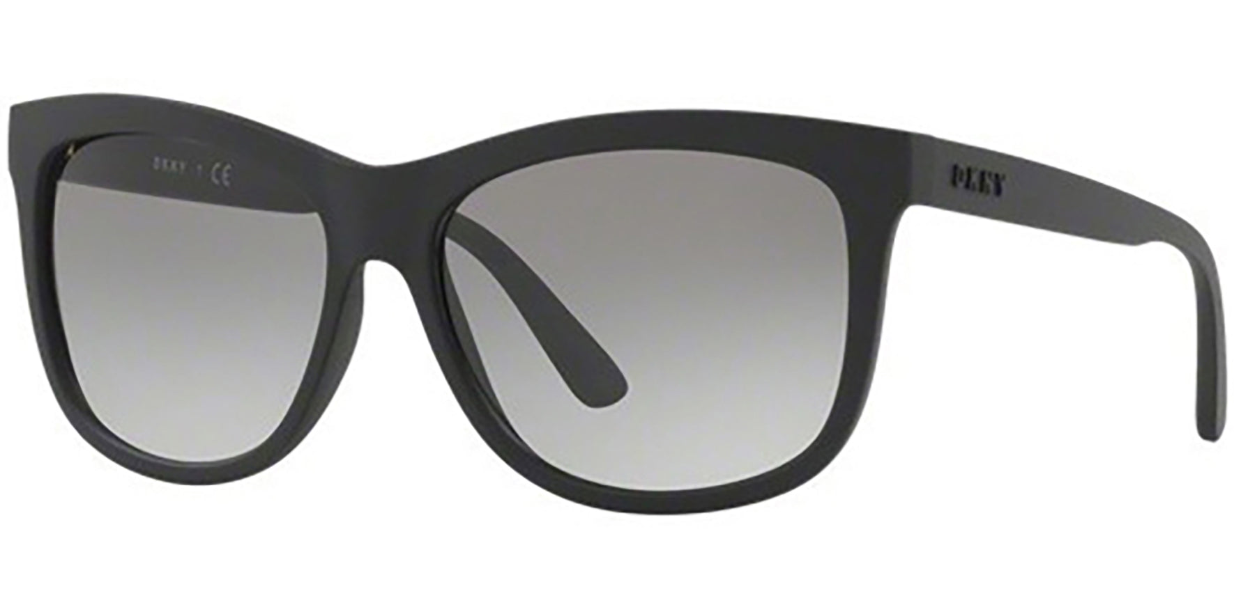 DKNY Matte Black Oversize w/ Gradient Lens - Eyedictive