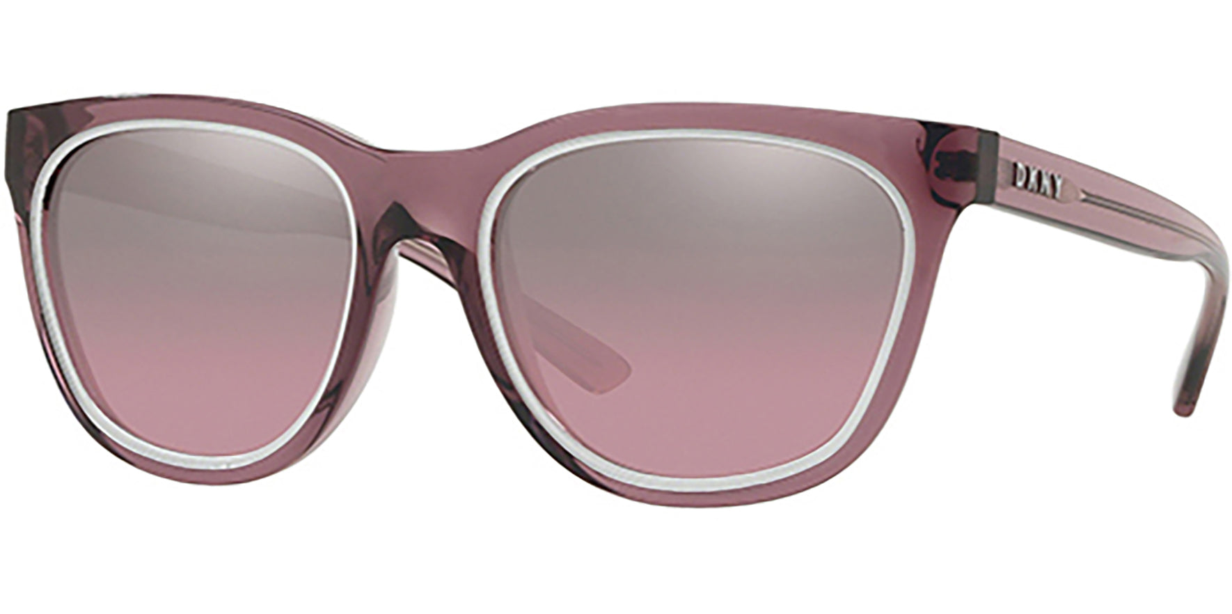 DKNY Modified Cat-Eye w/ Gradient Flash Lens - Eyedictive