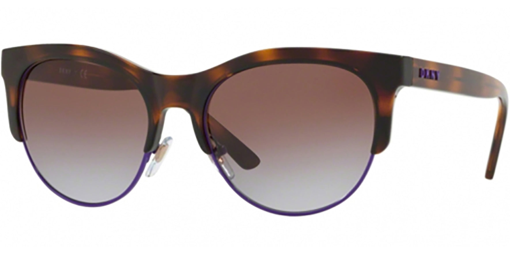 DKNY Violet Tortoise Cat-Eye w/ Gradient Lens - Eyedictive