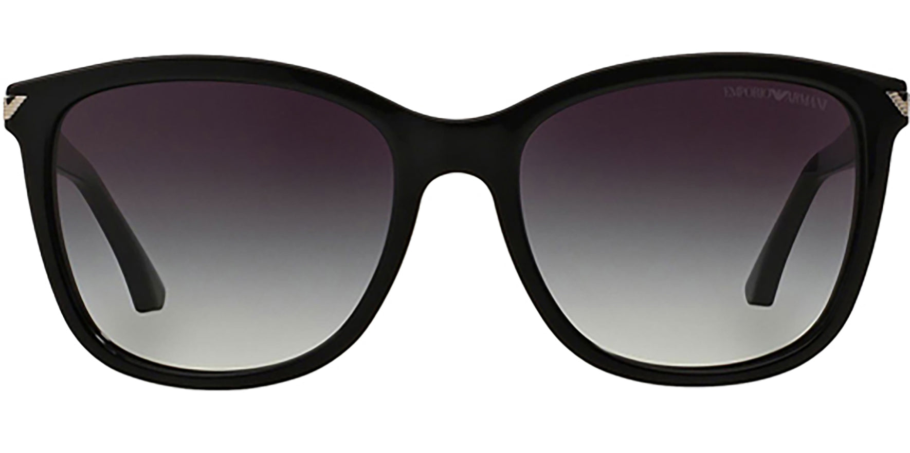 Emporio Armani Black Oversize Soft Square w/ Gradient Lens - Eyedictive