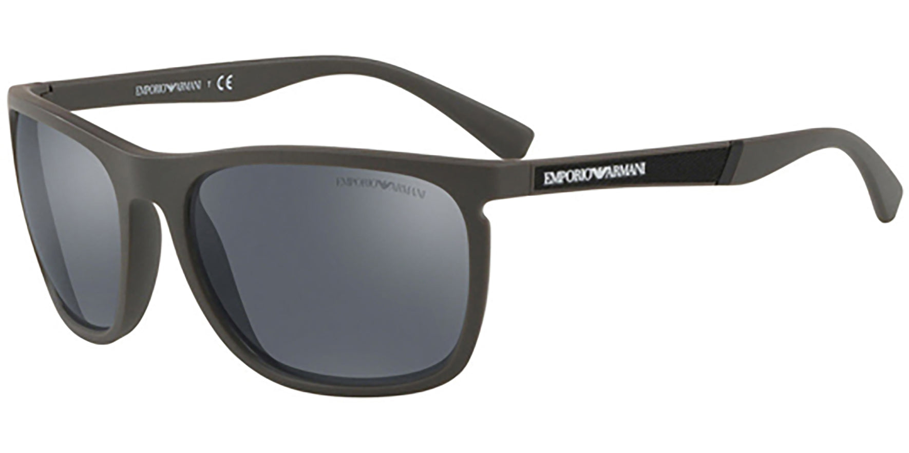 Emporio Armani Matte Mud Square Sport - Eyedictive