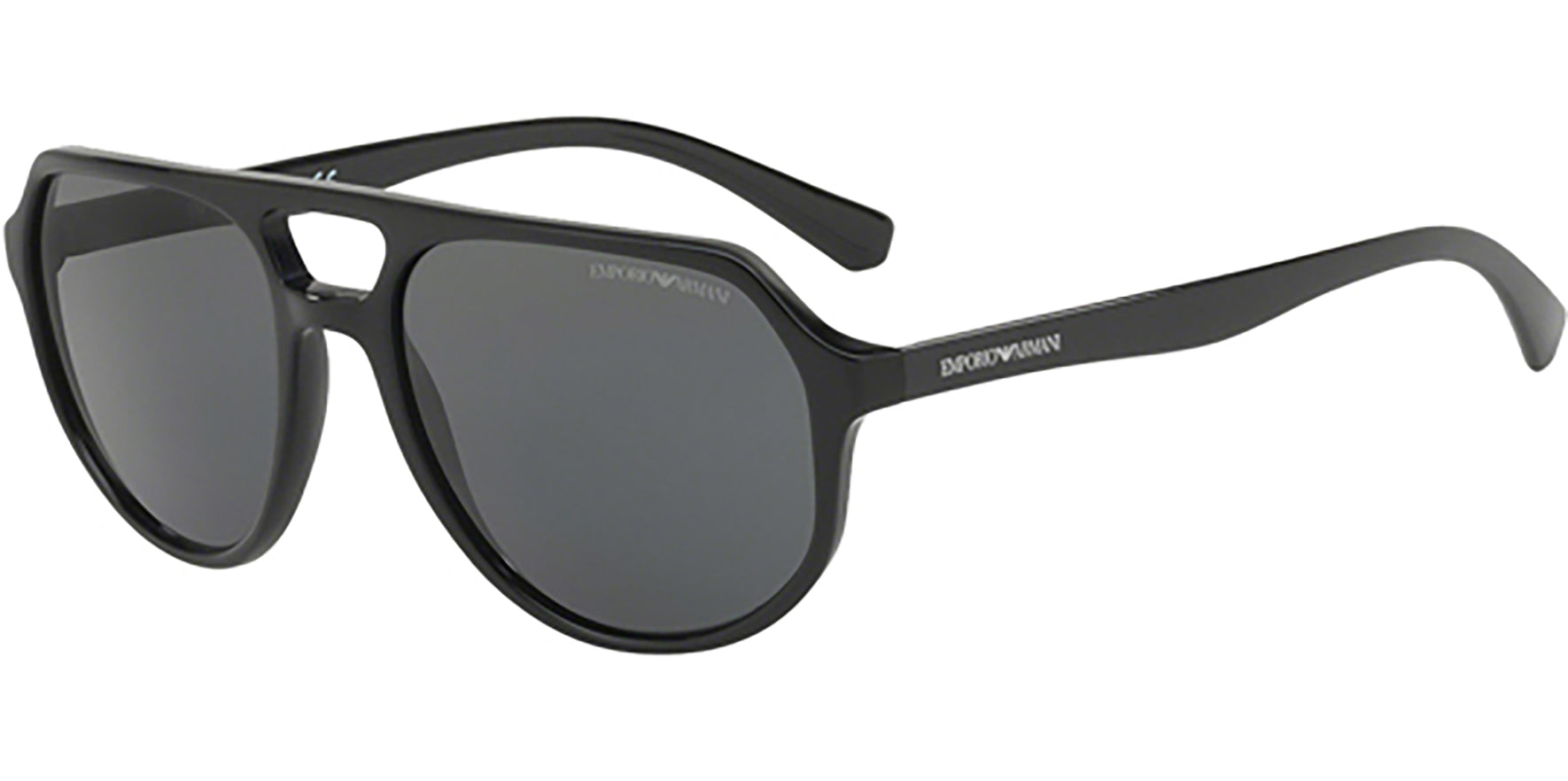 Emporio Armani Black Stylized Pilot - Eyedictive