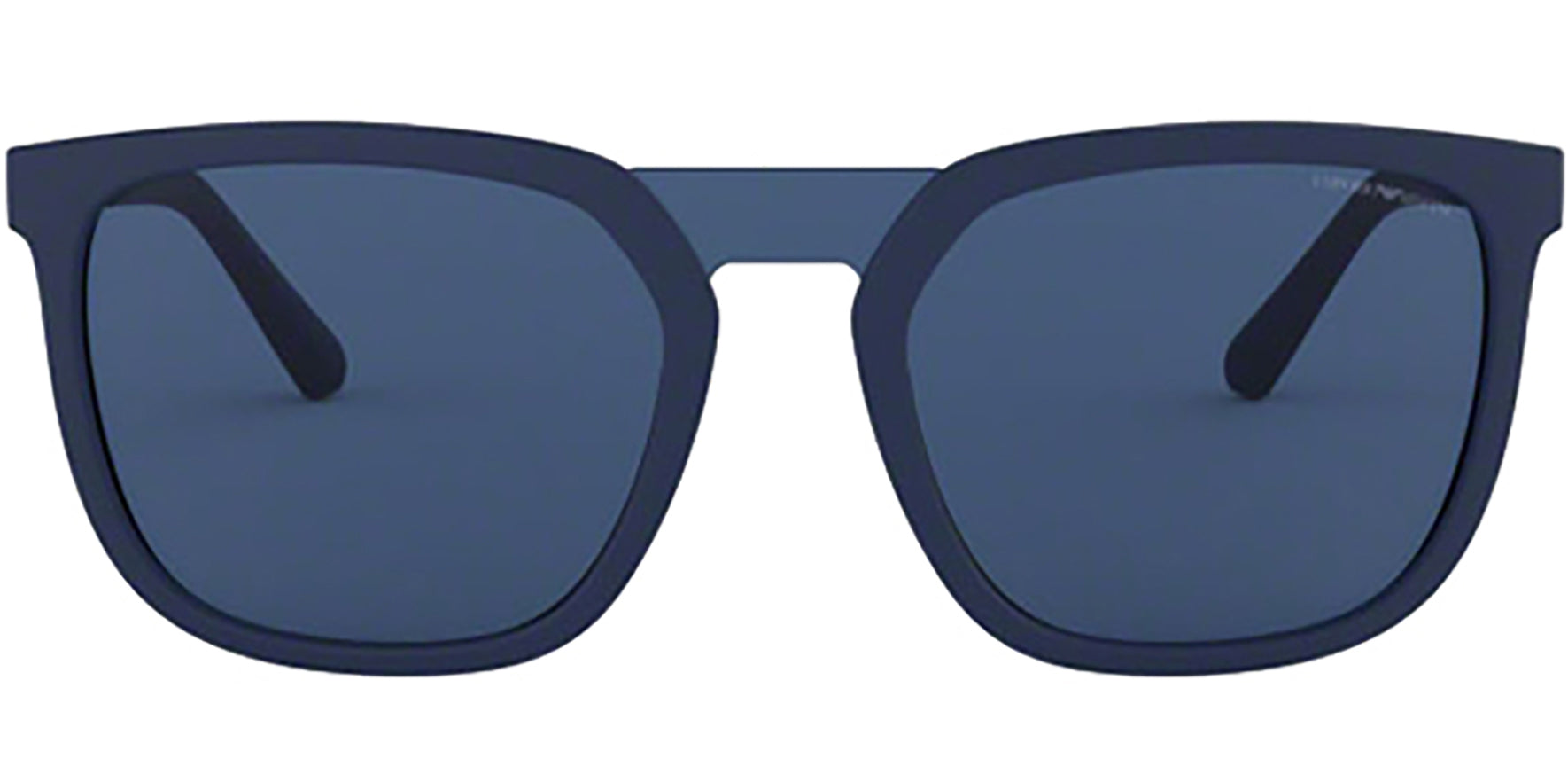 Emporio Armani Matte Blue Modern Square - Eyedictive