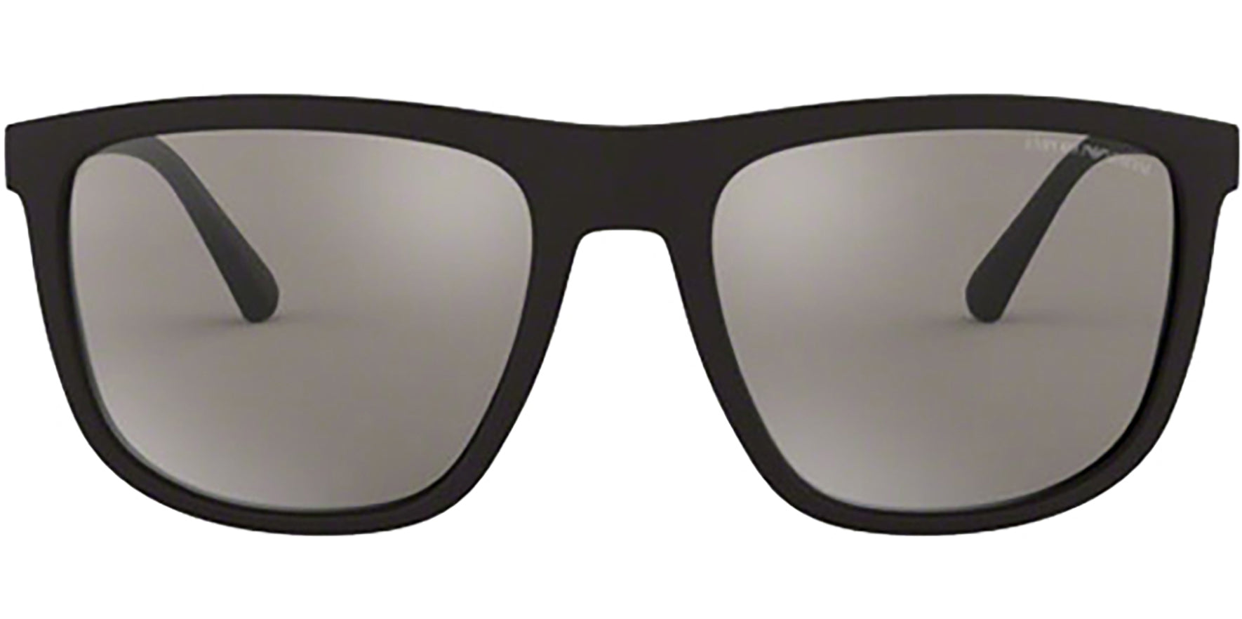 Emporio Armani Matte Black Asian Fit Square Sport - Eyedictive