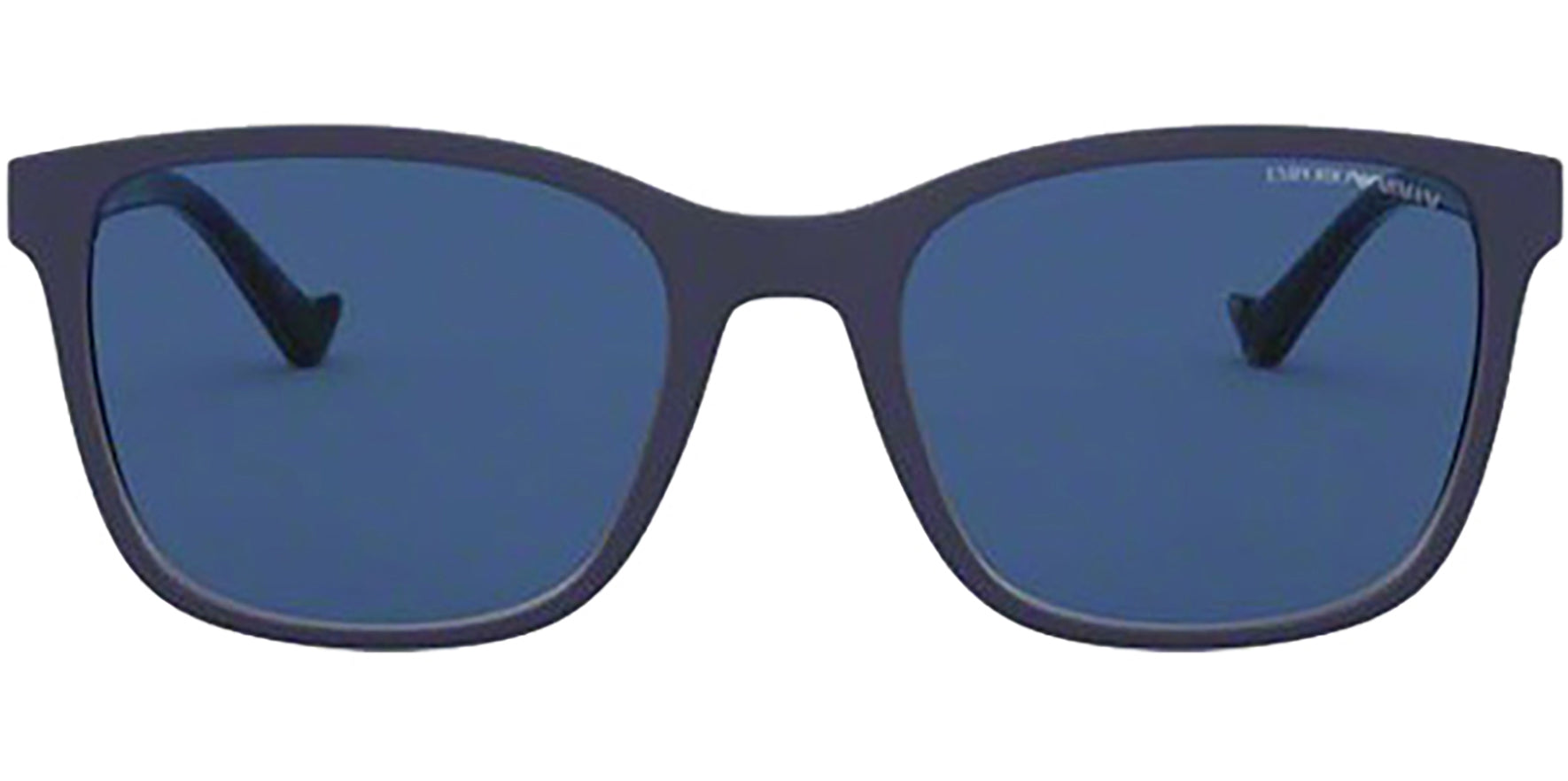 Emporio Armani Matte Blue Soft Square - Eyedictive