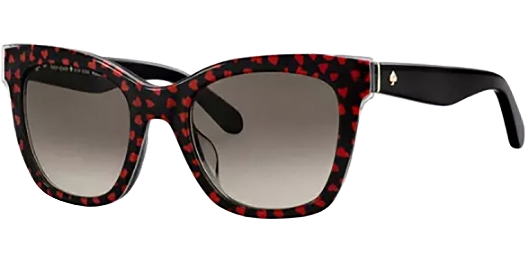 Kate Spade Emmylou Heart Print Oversize Cat-Eye - Eyedictive