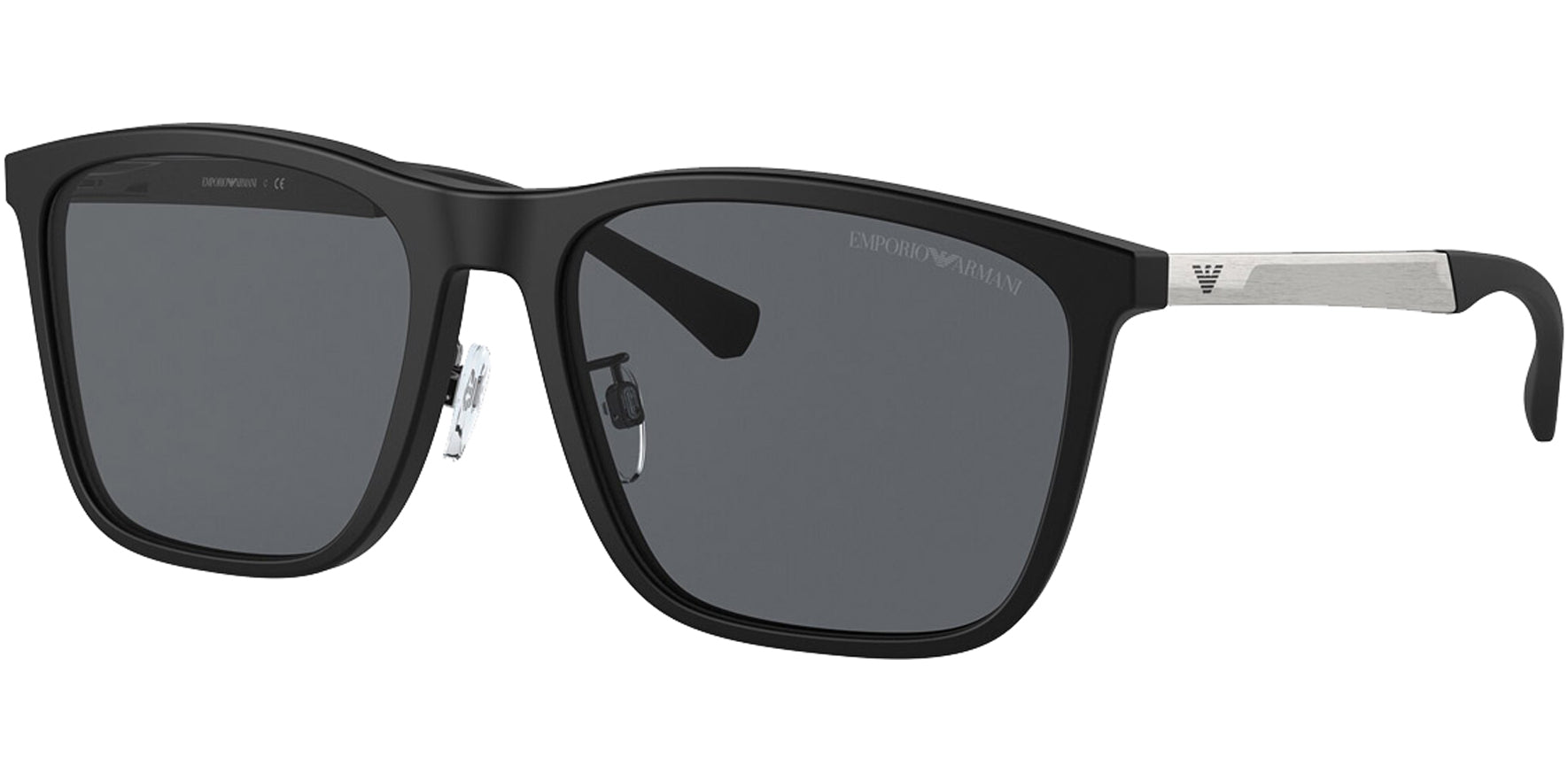 Emporio Armani Alt Fit Black Square - Eyedictive