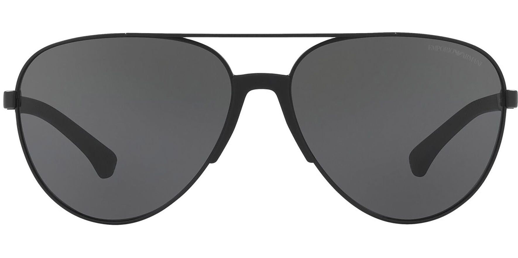 Emporio Armani Matte Black Aviator Alt Fit - Eyedictive