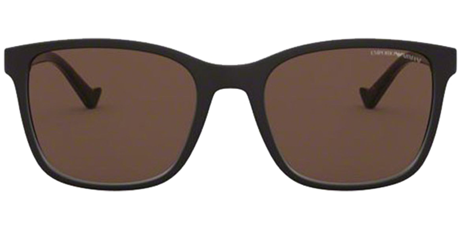 Emporio Armani Matte Black Soft Square - Eyedictive