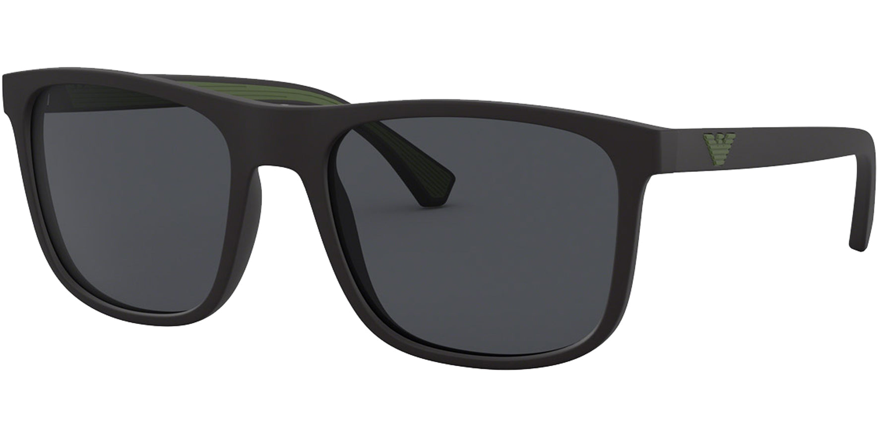 Emporio Armani Matte Black Square - Eyedictive