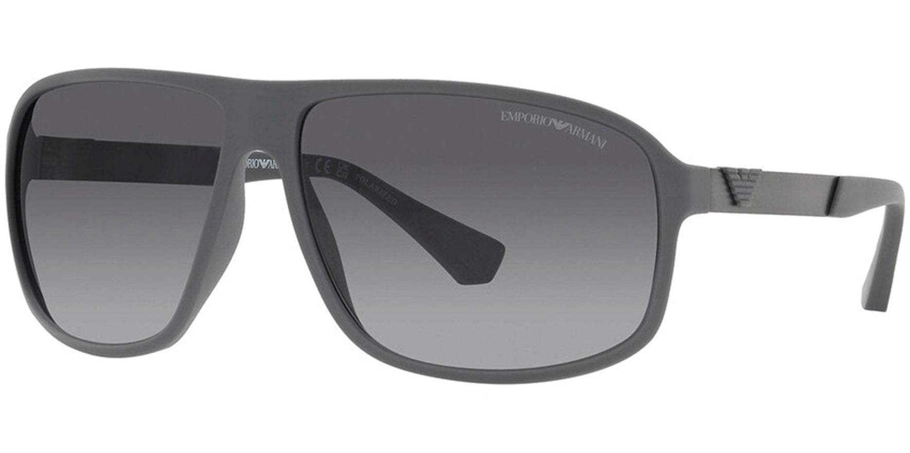 Emporio Armani Polarized Wrapped Pilot - Eyedictive