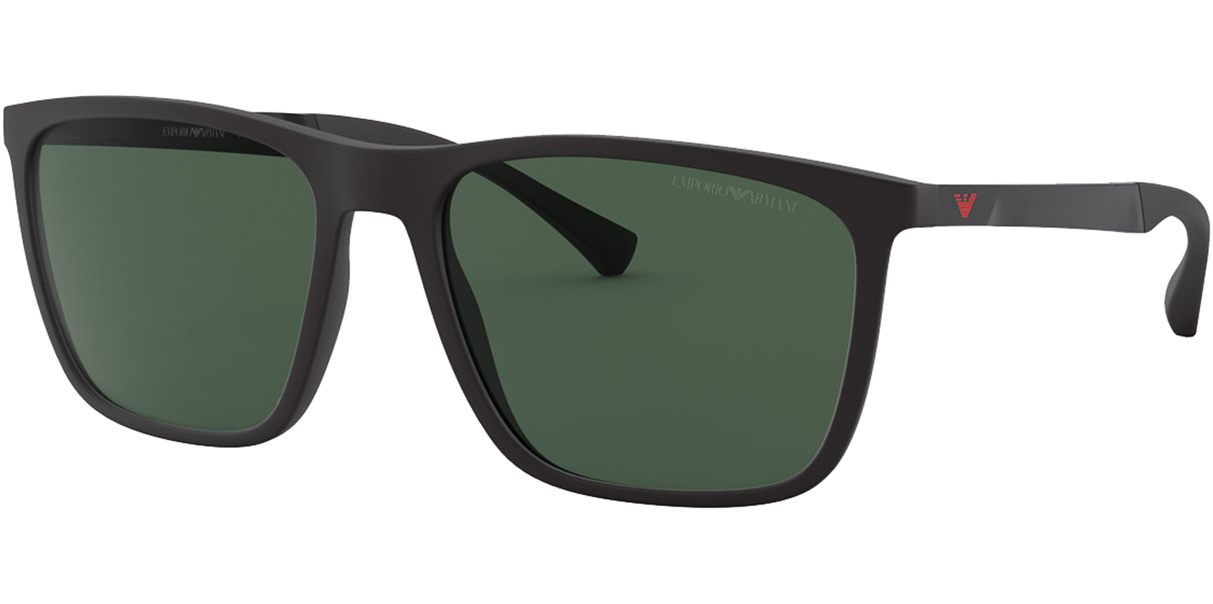 Emporio Armani Rubber Black Square - Eyedictive