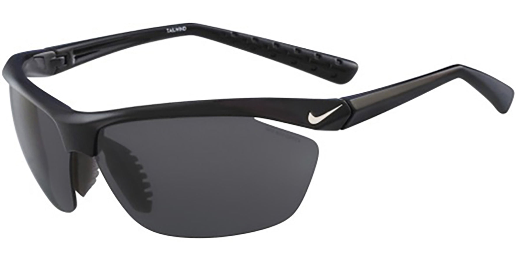 Nike Tailwind Black Semi-Rimless Sport w/ Max Optics - Eyedictive