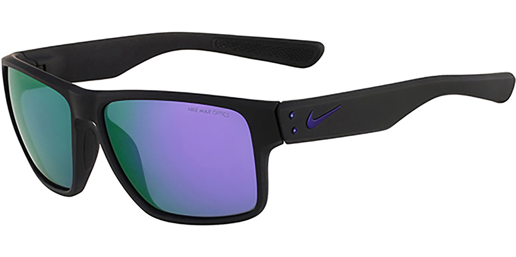 Nike Mavrk R Matte Black Sport w/ Violet Flash Lens - Eyedictive