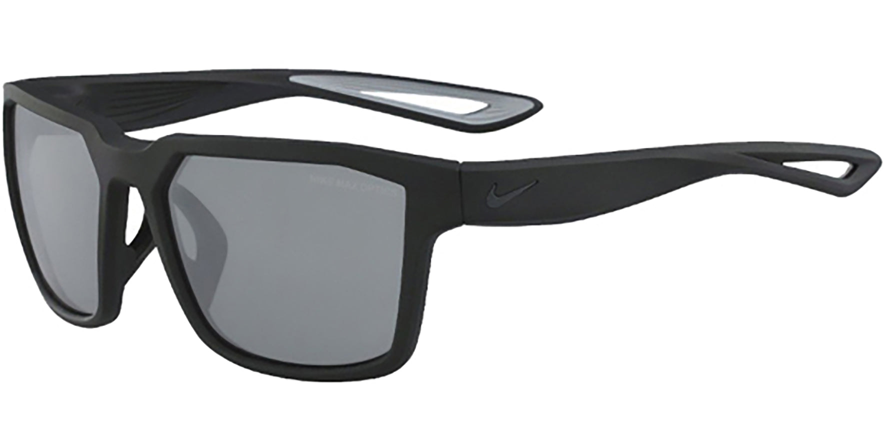 Nike Fleet Matte Black Classic Square w/ Max Optics - Eyedictive