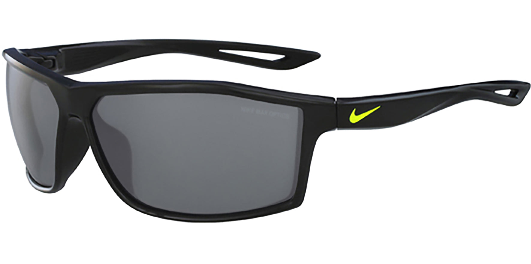 Nike Intersect Black Sport Wrap w/Max Optics - Eyedictive