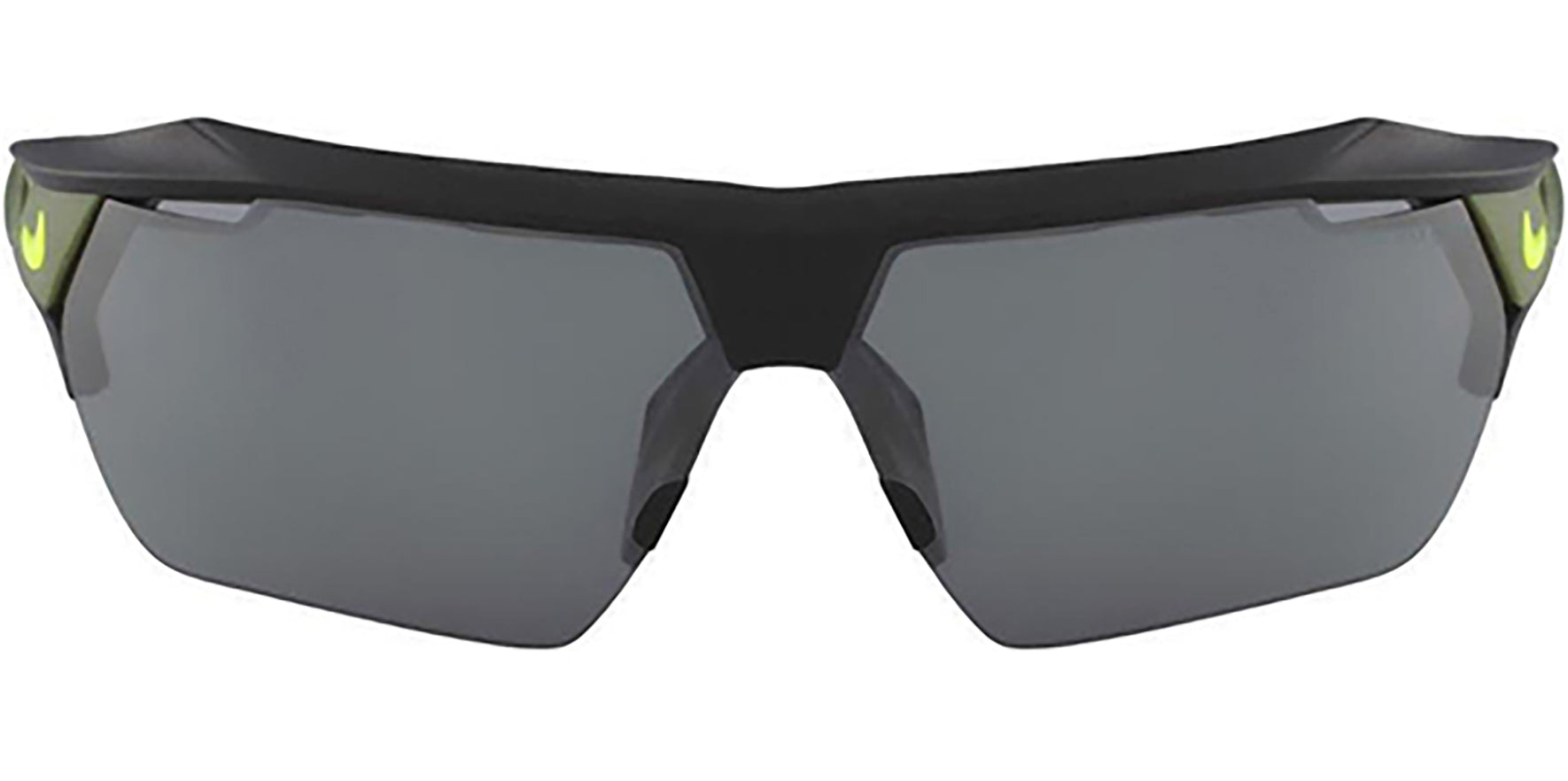 Nike Hyperforce Matte Black Semi-Rimless Sport - Eyedictive